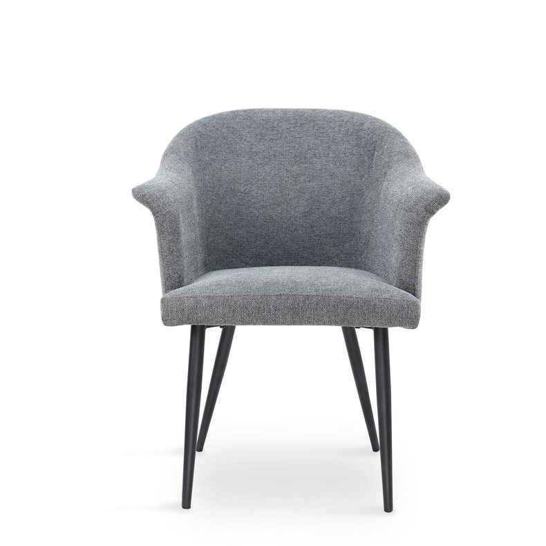 Classic Grey Linen chair for dining or living room