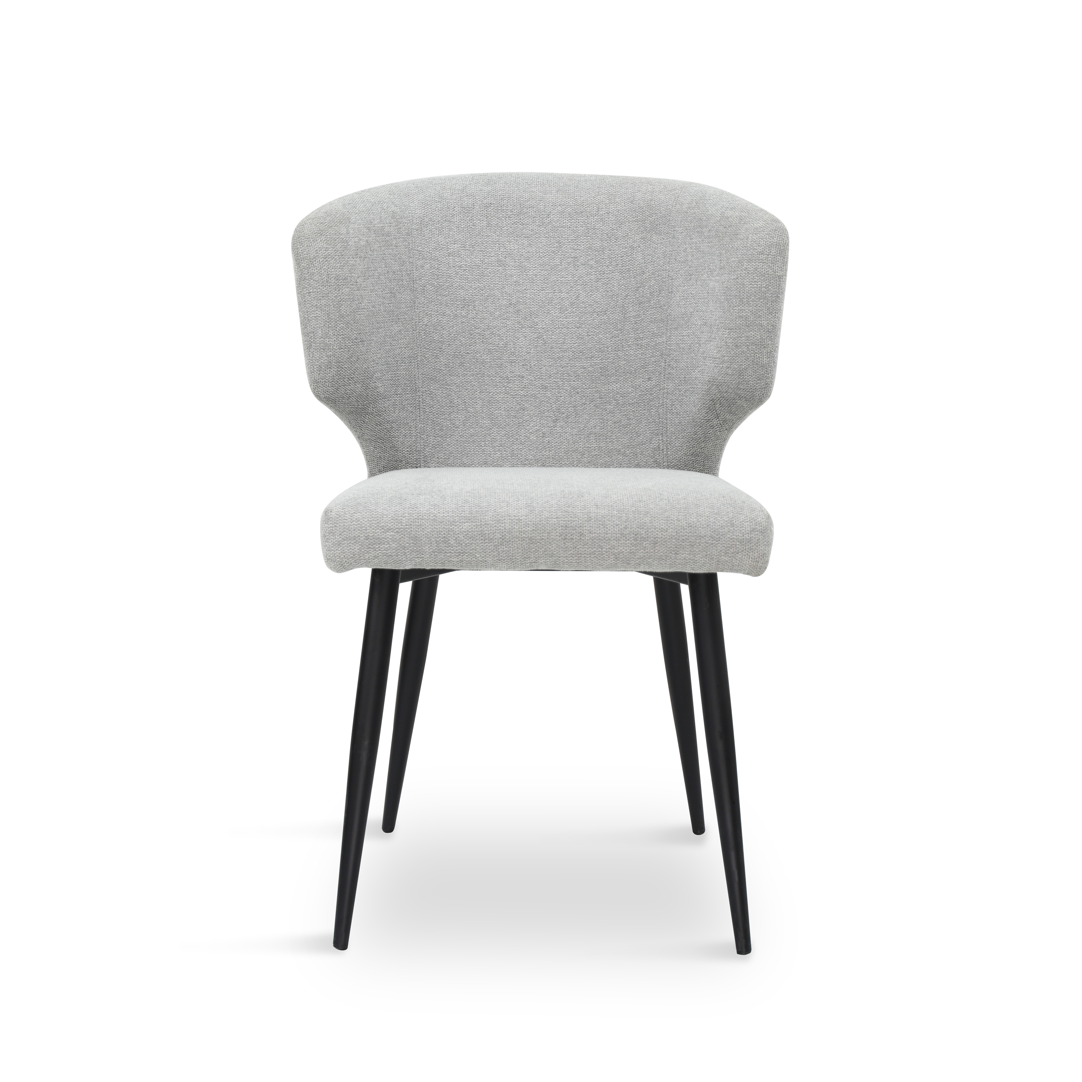 Stylish Tail Shape Linen  chair for dining or living room