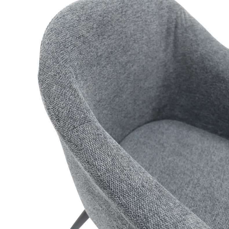 Classic Grey Linen chair for dining or living room