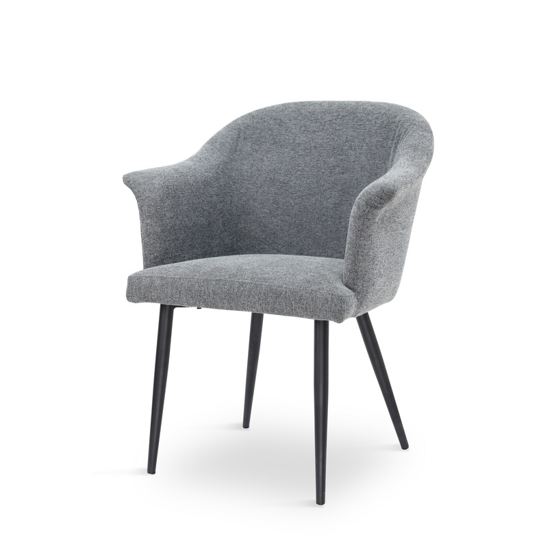 Classic Grey Linen chair for dining or living room