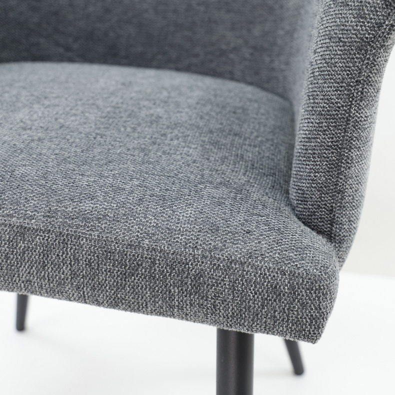 Classic Grey Linen chair for dining or living room