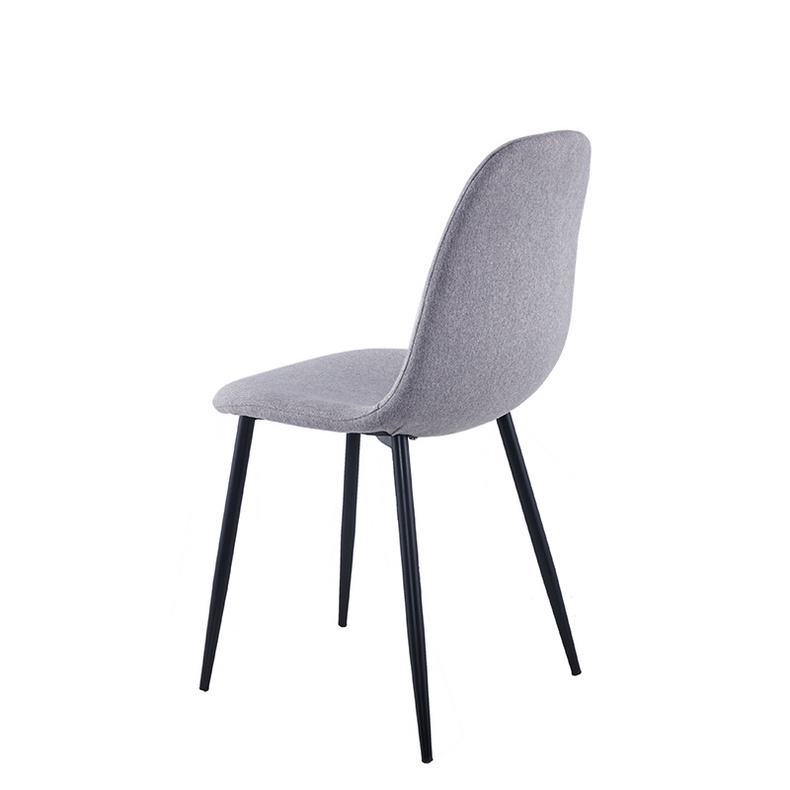 DC056 Velvet Dining Room Chairs Grace Steel Modern Luxury Upholstered Navy Blue Home Furniture