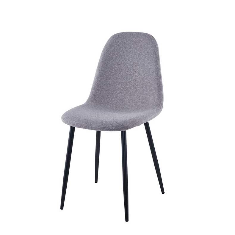 DC056 Velvet Dining Room Chairs Grace Steel Modern Luxury Upholstered Navy Blue Home Furniture