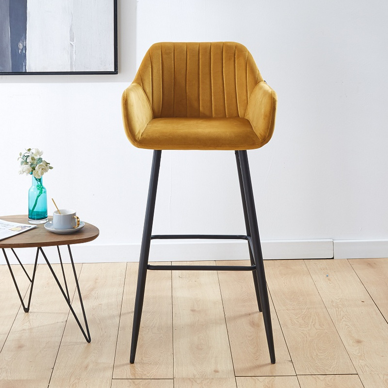 BS040 Fabric bar chair stool