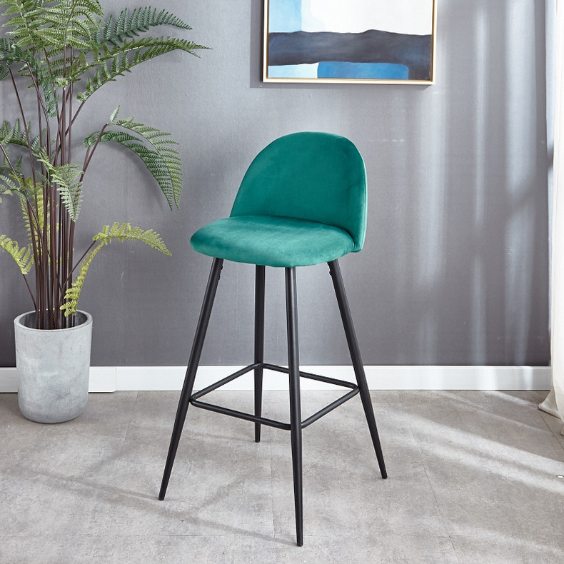 BS005 Velvet Bar Stool Bar Chairs