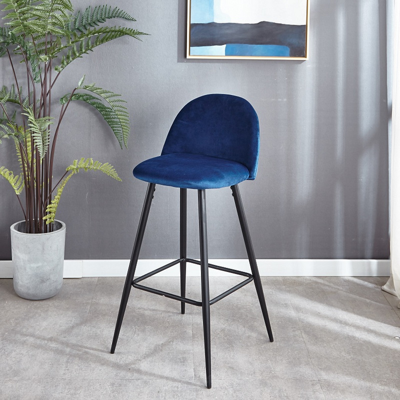 BS005 Velvet Bar Stool Bar Chairs