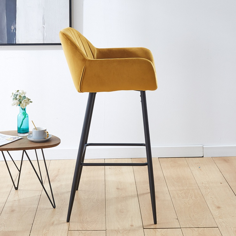 BS040 Fabric bar chair stool