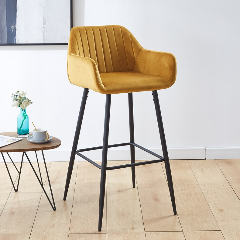 BS040 Fabric bar chair stool