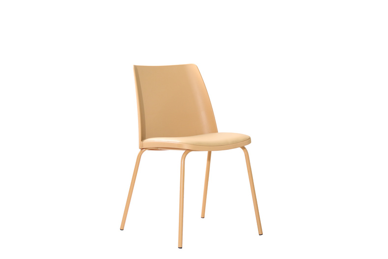 Dining Chair plastic dining chair with PU cushion