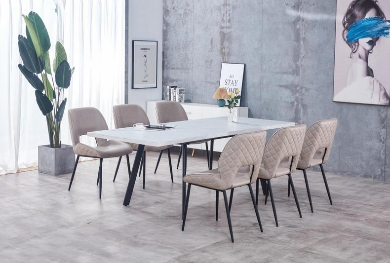 Dining Table Simple Marble Dining Table Kitchen Guest Dining Room Suitable For Modern Style ,Dinging Table 616EXDT