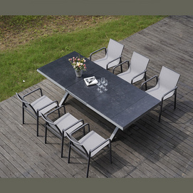 LEESUN Outdoor Dining Table and Chair Set 2091