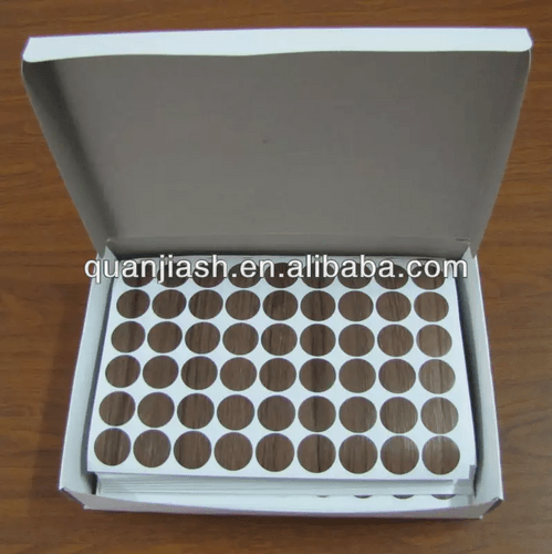 furniture accessories PVC decorative screw caps