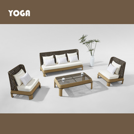 Yoga High Back Patio Sofa Set