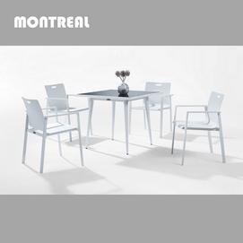Montreal Scandinavian Outdoor Dining Furniture Set