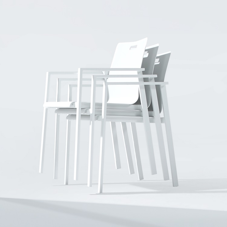 Montreal Scandinavian Outdoor Dining Furniture Set