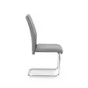 PU chromed  metal Leg Chair for dining room or living room  DC-2336