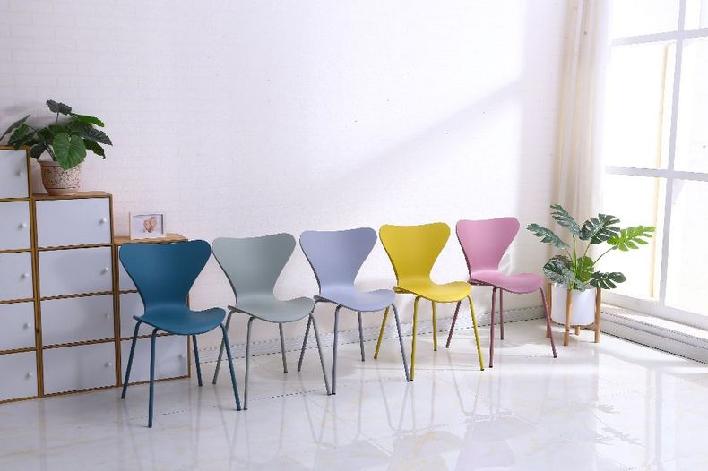 Modern Design Colorful Plastic Dining chair