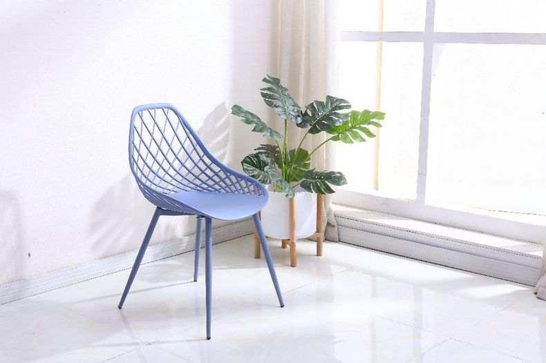 Designer Cheap Dining Chair Metal Leg