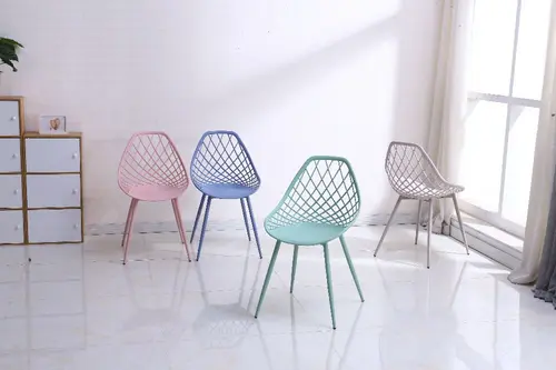 Designer Cheap Dining Chair Metal Leg