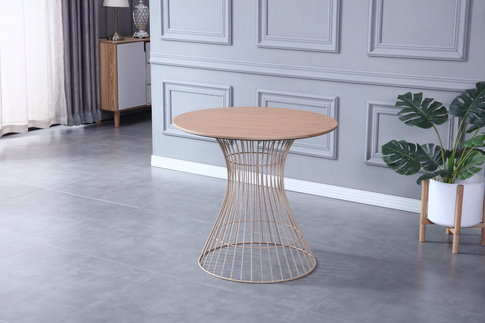 Round Side Cage Table