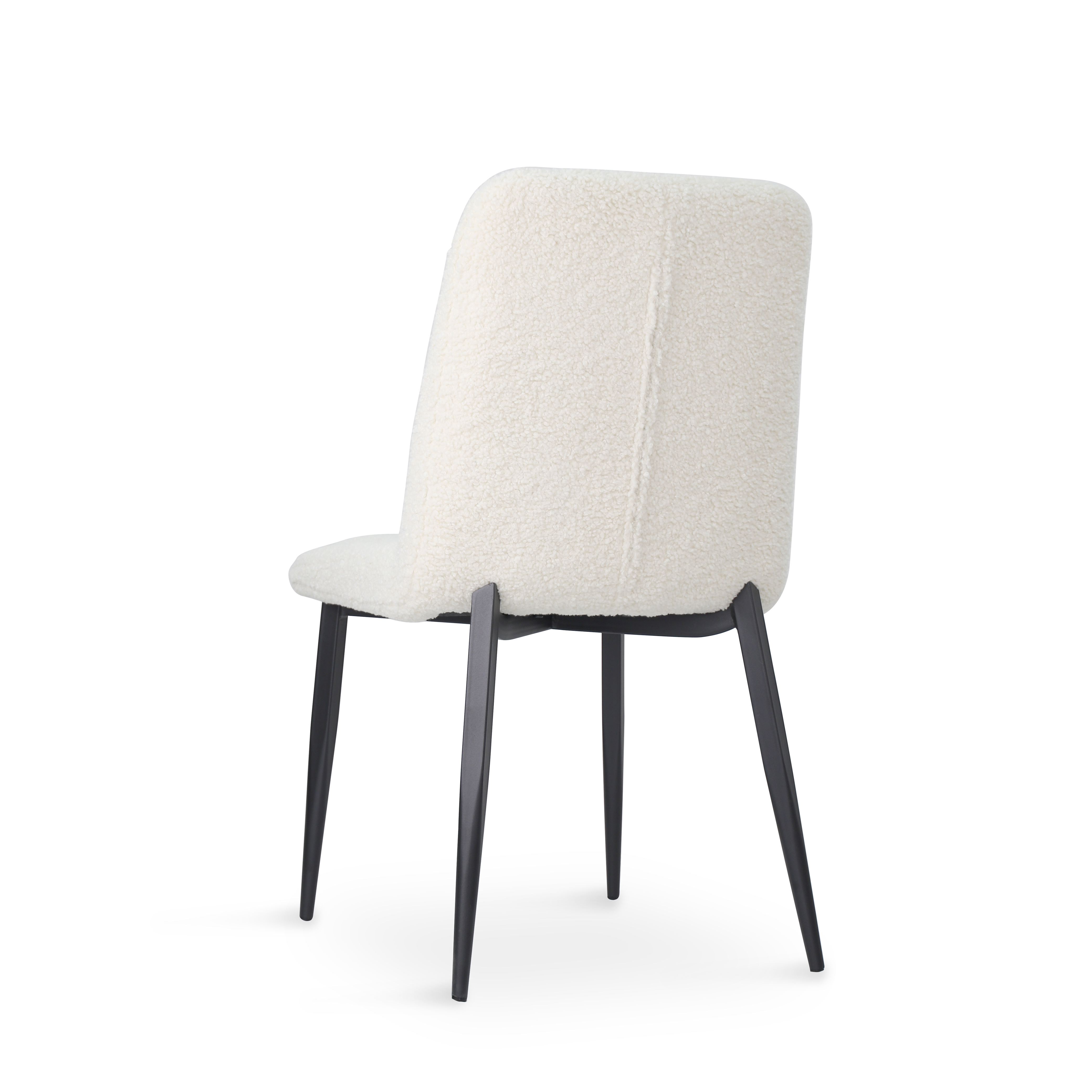DC-2319 Modish lamb wool  metal Leg dining chair or living room chair