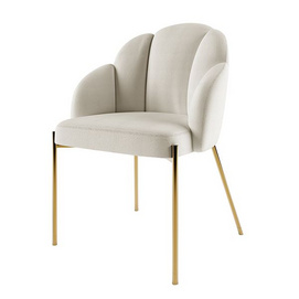 Gold Leg Dining Room Chairs--FYC373