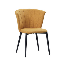 yellow upholstered dining chairs--FYC371