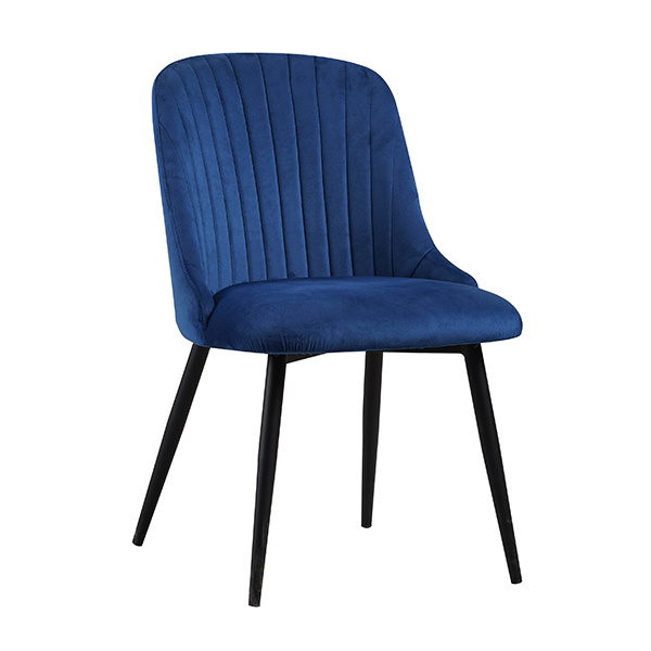 Blue Upholstered Dining Chairs--HYC376