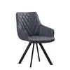 modern grey leather dining chairs--FYC303