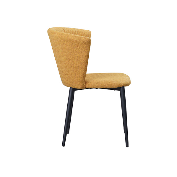 yellow upholstered dining chairs--FYC371