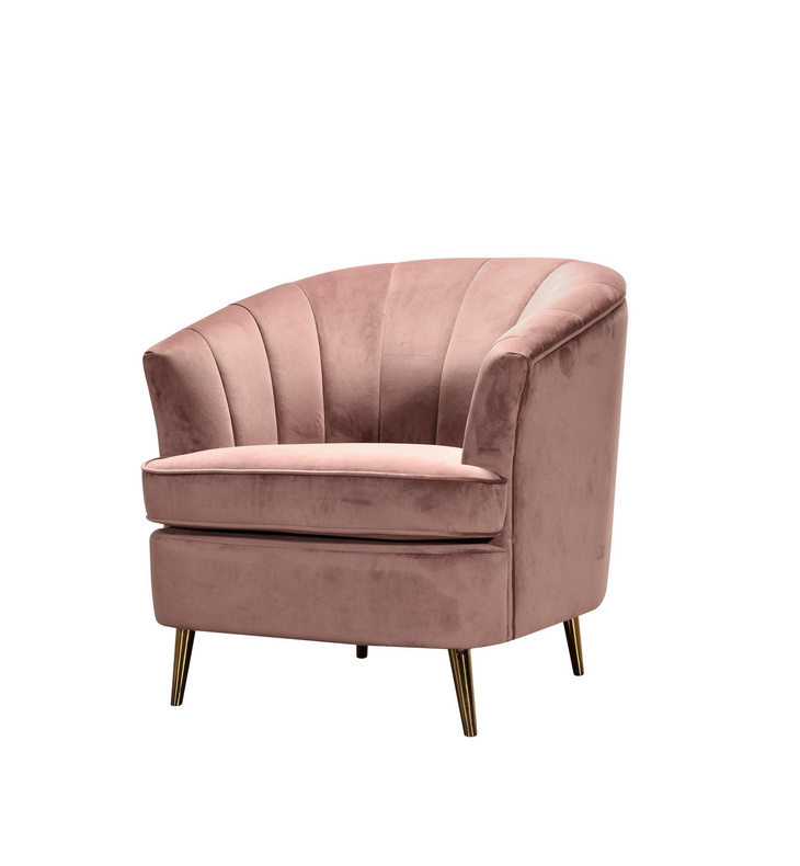 pop tubchair in velvet