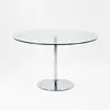 Round Glass Dining Table--UDT509