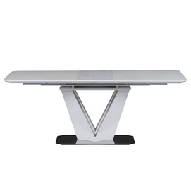 Extendable White Dining Table--FYA065
