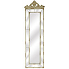 Soft Antique Gold Easel Back Floor Mirror