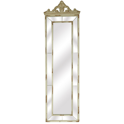 Soft Antique Gold Easel Back Floor Mirror
