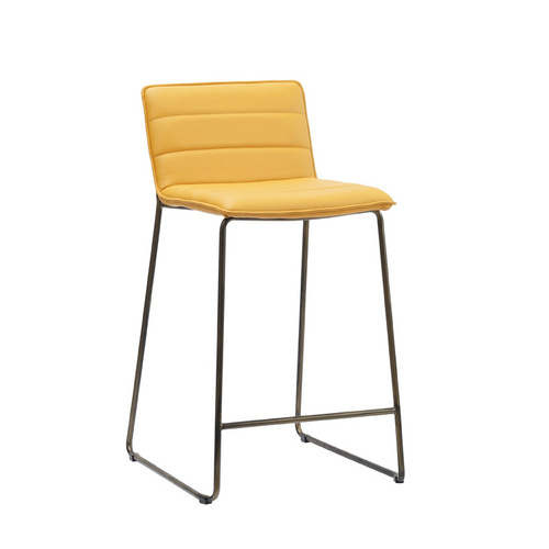 Camel Leather Bar Stools--FYC5120