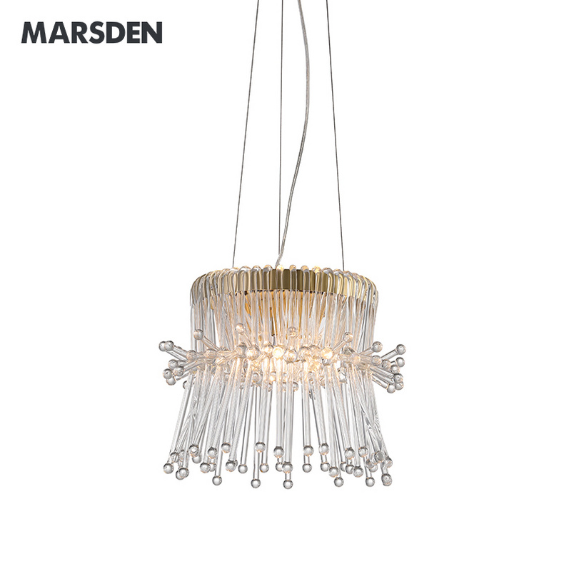 modern luxury glass chandelier pendant light