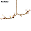 modern decorative brass glass chandelier