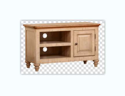 European style solid wood grey wash samll sideboard