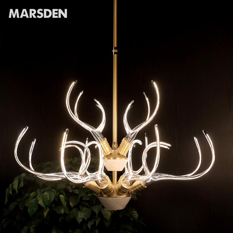 modern brass decoration lighting chandelier pendant light