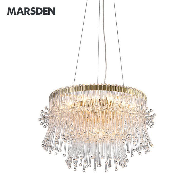 modern luxury glass chandelier pendant light