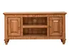 European style solid wood grey wash TV stand Cabient