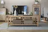 2021 New Design Modern Stye Natural Solid Oak Coffee Table Two Layers for Living room furniture