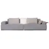 Highliving Modern Good Price New Design Factory ODM/OEM Fabric PU Velvet Leather Metal Leg Living Room Sofa Sets