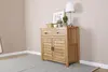 2021 New Design Modern Stye Natural Solid Oak Small Sideboard for Bedroom furniture
