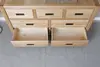 2021 New Design Modern Stye Natural Solid Oak Chest of Drawers Wide 3+4 Drawer Chest  for Home furniture