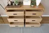 2021 New Design Modern Stye Natural Solid Oak Chest of Drawers Wide 6 Drawer Chest  for Home furniture