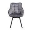 Dining Chairs Grey Velvet--FYC220