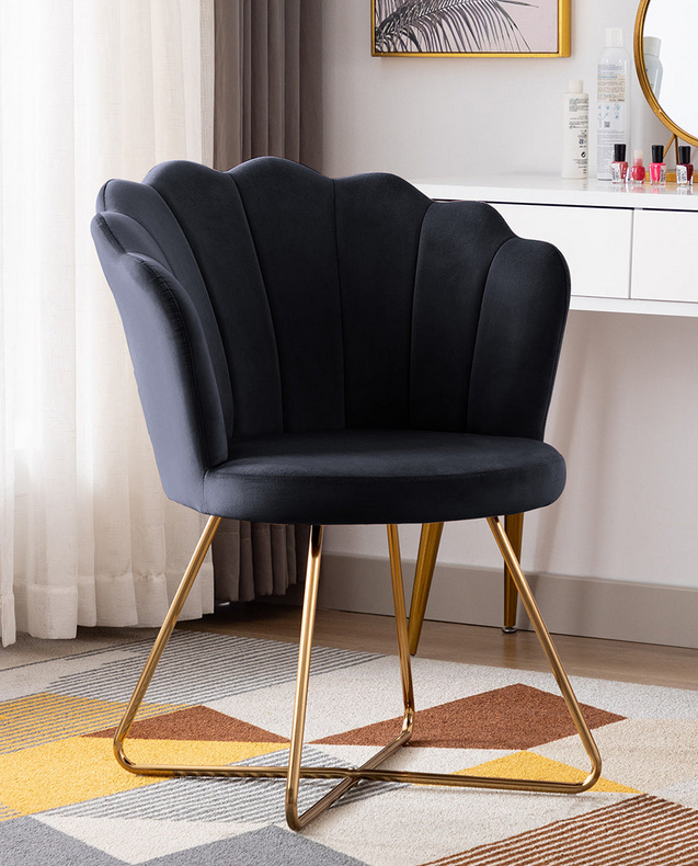 velvet accent chair/dining chair