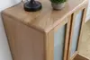2021 New Design Nordic Stye Natural Solid Oak   0.95m side cabinet for living room storage cabinet